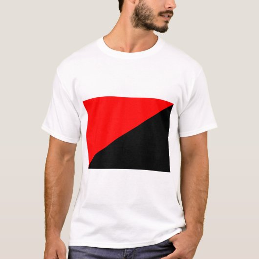 無政府主義国旗（無政府主義） Tシャツ (正面)