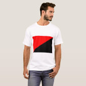 無政府主義国旗（無政府主義） Tシャツ (正面フル)