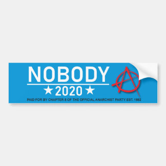 無政府主義者のパーティー バンパーステッカー