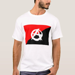 無政府主義者の旗Aの記号のワイシャツの無秩序 Tシャツ