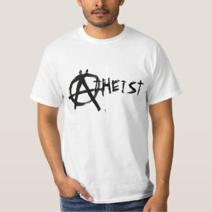 無政府主義者の無神論者のTシャツ Tシャツ
