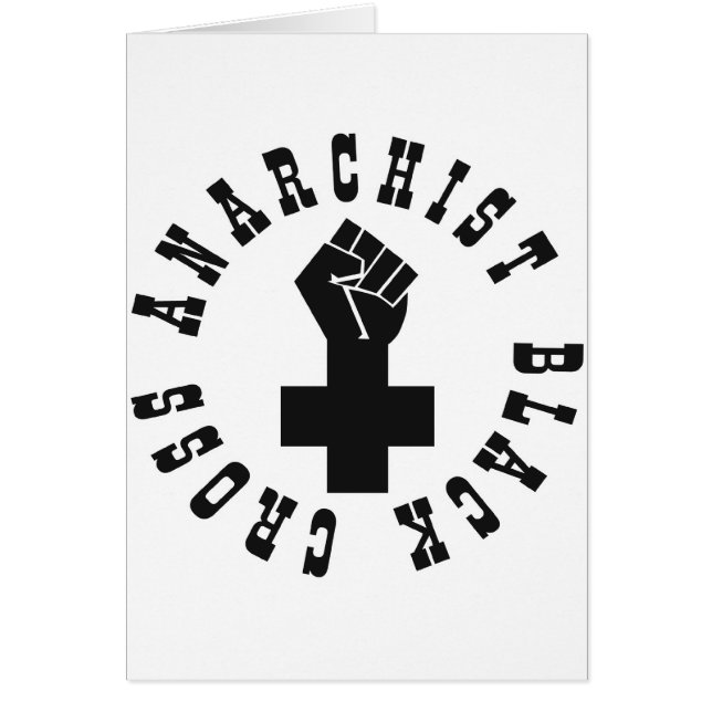 無政府主義者の黒い十字 (正面)