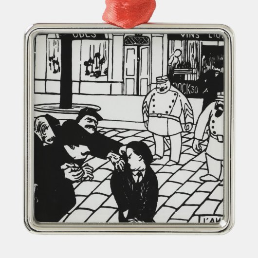 無政府主義者1892年 メタルオーナメント (正面)