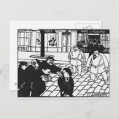 無政府主義者、1892年 ポストカード (正面/裏面)