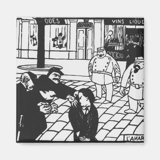 無政府主義者、1892年 マグネット (正面)