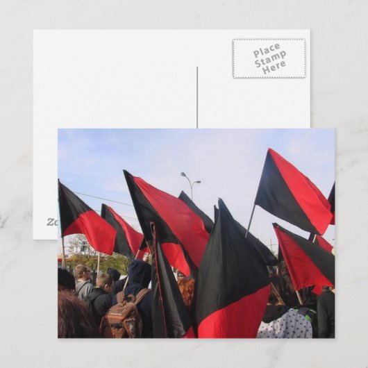 無政府旗はがき ポストカード (正面/裏面)