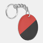 無政府旗記号パンク共産主義 キーホルダー (正面左)