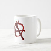 無政府状態のコーヒーマグ、Liberty in Every Sip コーヒーマグカップ (正面右)