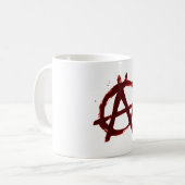 無政府状態のコーヒーマグ、Liberty in Every Sip コーヒーマグカップ (正面左)