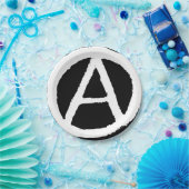 無政府状態のシンボル ペーパープレート (パーティー)