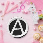 無政府状態のシンボル ペーパープレート (パーティー)