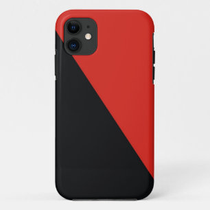 無政府状態のフラグ(赤) iPhone 11 ケース