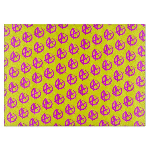 無政府状態パターン カッティングボード (正面)