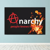 無政府状態 キャンバスプリント (インサイチュ (ウッドフロア))