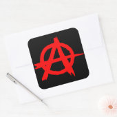 無政府状態 スクエアシール (封筒)