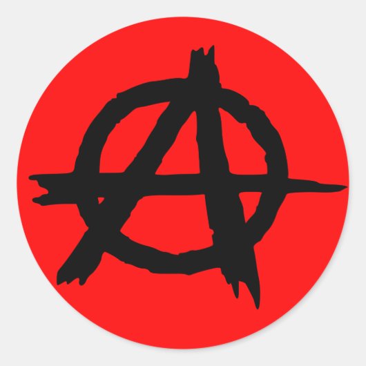 無政府状態 ラウンドシール (正面)