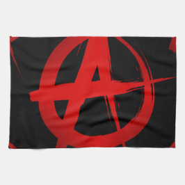 無政府記号 キッチンタオル