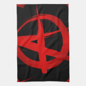 無政府記号 キッチンタオル (縦)