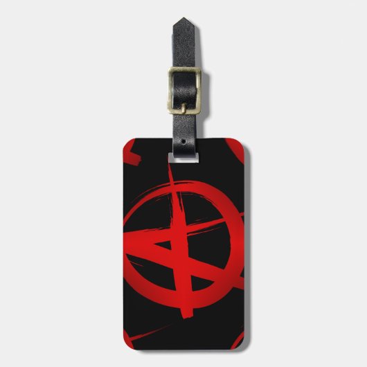 無政府記号 ラゲッジタグ (正面縦)