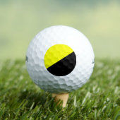 無政府資本主義国旗 ゴルフボール (インサイチュ 木)