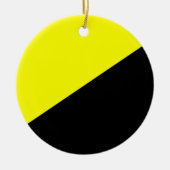 無政府資本主義国旗 セラミックオーナメント (正面)