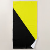 無政府資本主義国旗 ビーチタオル (正面)