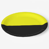 無政府資本主義国旗 ペーパープレート (アングル)