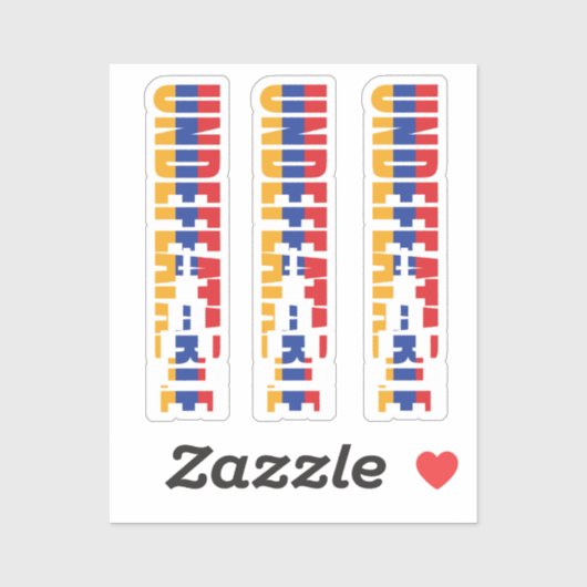 無敗のアルツカ・カラバフ シール (シート)