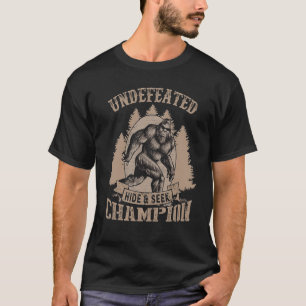 無敗の皮のシークのチャンピオンのTシャツ Tシャツ