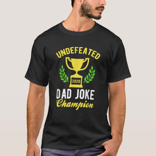 無敗パパジョークチャンピオン Tシャツ (正面)