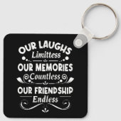 無数の友情を無限の思い出に笑う キーホルダー (裏面)