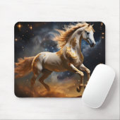 無数の星、輝く銀河系宇宙星 マウスパッド (マウス)