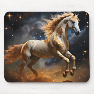 無数の星、輝く銀河系宇宙星 マウスパッド