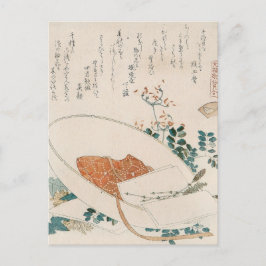 無数の草の貝殻（北斎） ポストカード