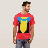 無敵のスーツ 笑顔の女の子 Tシャツ (正面フル)
