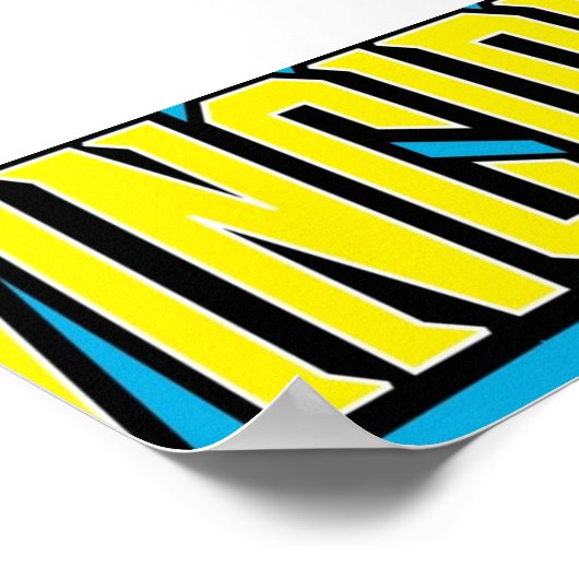 無敵のロゴ ポスター (角)