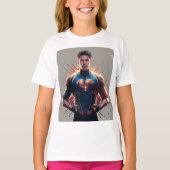 無敵の守護者:不屈の防御者 Tシャツ (正面)