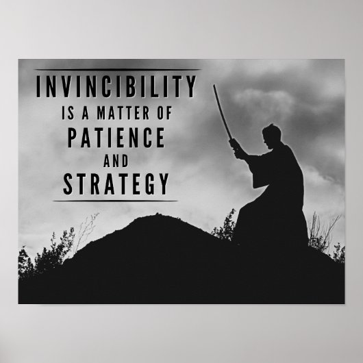 無敵の忍耐力 – 感動的 ポスター (正面)