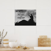 無敵の忍耐力 – 感動的 ポスター (キッチン)