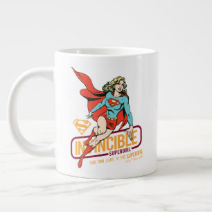 無敵スーパーガールレトログラフィック ジャンボコーヒーマグカップ