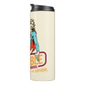 無敵スーパーガールレトログラフィック タンブラー (回転右)