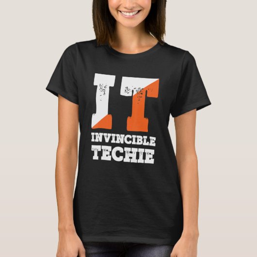 無敵テクイコンピュータープログラマーTech Savy Tシャツ (正面)