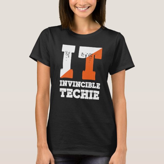 無敵テクイコンピュータープログラマーTech Savy Tシャツ (正面)