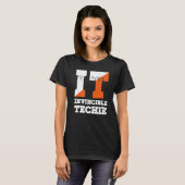 無敵テクイコンピュータープログラマーTech Savy Tシャツ (正面フル)