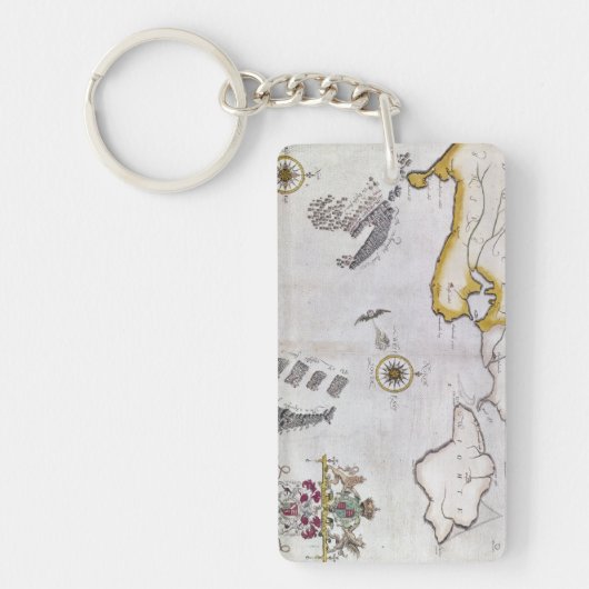 無敵艦隊、1588 2 キーホルダー (正面)