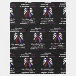 無敵…くも膜炎 フリースブランケット