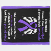 無敵…てんかん フリースブランケット (正面(横))