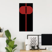 無敵 – オムニマンロゴ ポスター (ホームオフィス)