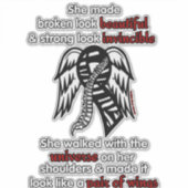 無敵…タロフ嚢胞 シール (正面)