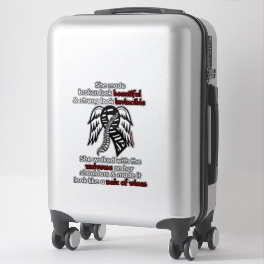 無敵…タロフ嚢胞 シール (スーツケース)